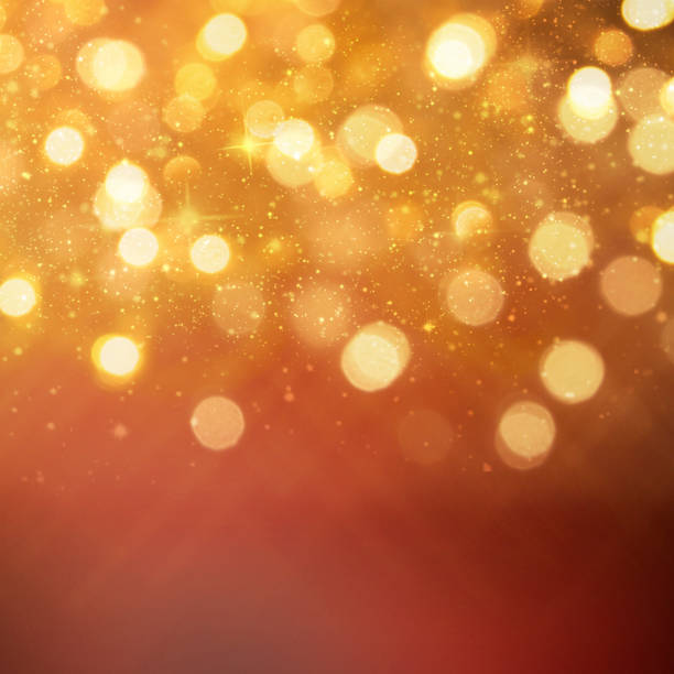 istock Christmas light background.  Holiday glowing backdrop. Defocused Background With Blinking Stars. Blurred Bokeh. 1013730638