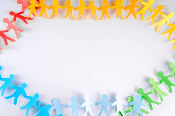 istock Paper people in LGBT rainbow colors 1013731246