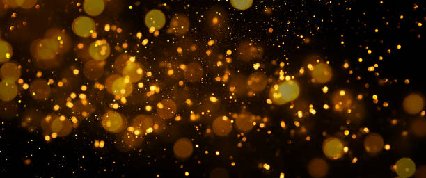 istock Christmas light background.  Holiday glowing backdrop. Defocused Background With Blinking Stars. Blurred Bokeh. 1013731496