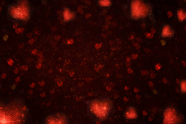 istock Valentines Day light background.  Holiday glowing backdrop. Defocused Background With Blinking Stars. Blurred Bokeh. 1013734164