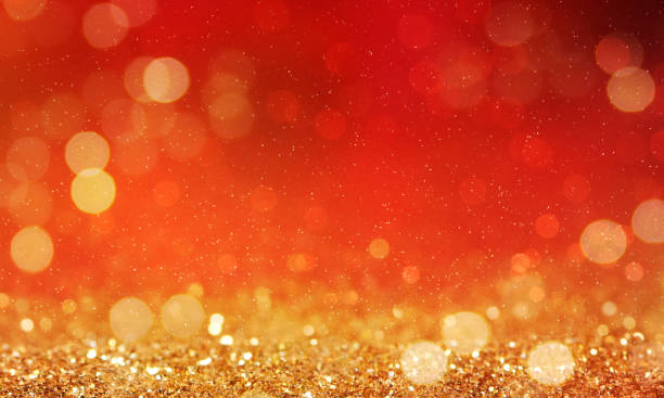 istock Christmas light background.  Holiday glowing backdrop. Defocused Background With Blinking Stars. Blurred Bokeh. 1013735002