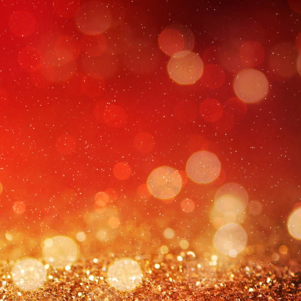istock Christmas light background.  Holiday glowing backdrop. Defocused Background With Blinking Stars. Blurred Bokeh. 1013735112