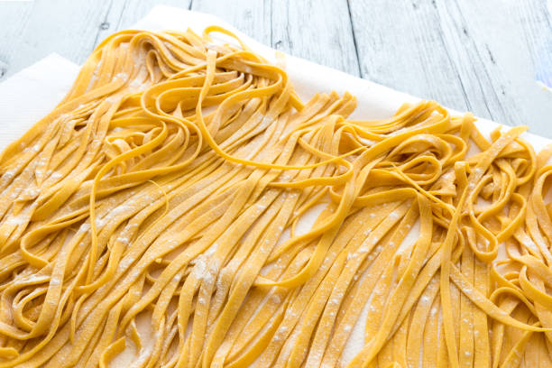 Bologna original Homemade tagliatelle pasta