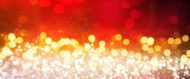 istock Christmas light background.  Holiday glowing backdrop. Defocused Background With Blinking Stars. Blurred Bokeh. 1013739654