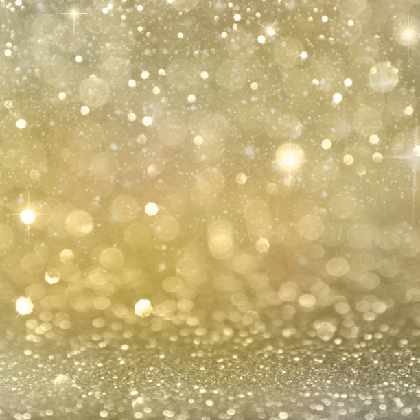 istock Christmas light background.  Holiday glowing backdrop. Defocused Background With Blinking Stars. Blurred Bokeh. 1013743356