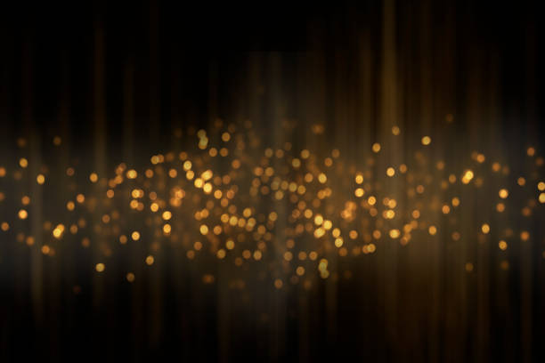 istock Bokeh light background.  Holiday glowing backdrop. Defocused Background With Blinking Stars. Blurred Bokeh. 1013743620