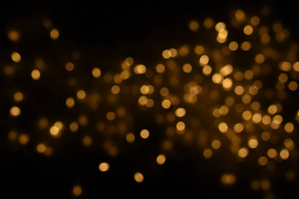 istock Bokeh light background.  Holiday glowing backdrop. Defocused Background With Blinking Stars. Blurred Bokeh. 1013744038