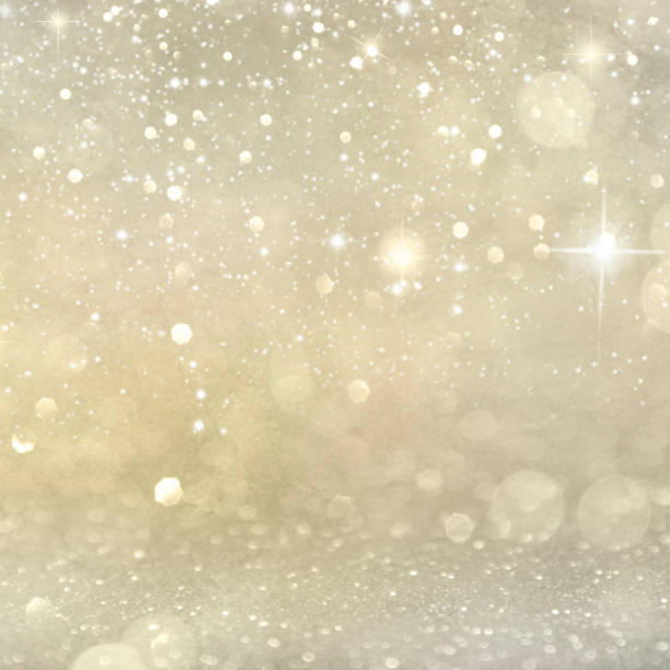 istock Christmas light background.  Holiday glowing backdrop. Defocused Background With Blinking Stars. Blurred Bokeh. 1013751348