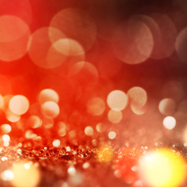 istock Christmas light background.  Holiday glowing backdrop. Defocused Background With Blinking Stars. Blurred Bokeh. 1013751688