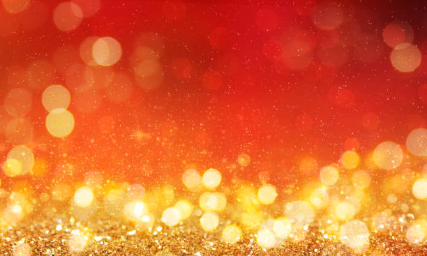 istock Christmas light background.  Holiday glowing backdrop. Defocused Background With Blinking Stars. Blurred Bokeh. 1013751754