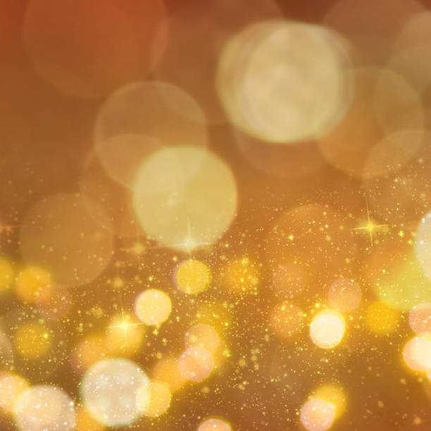 istock Christmas light background.  Holiday glowing backdrop. Defocused Background With Blinking Stars. Blurred Bokeh. 1013756772