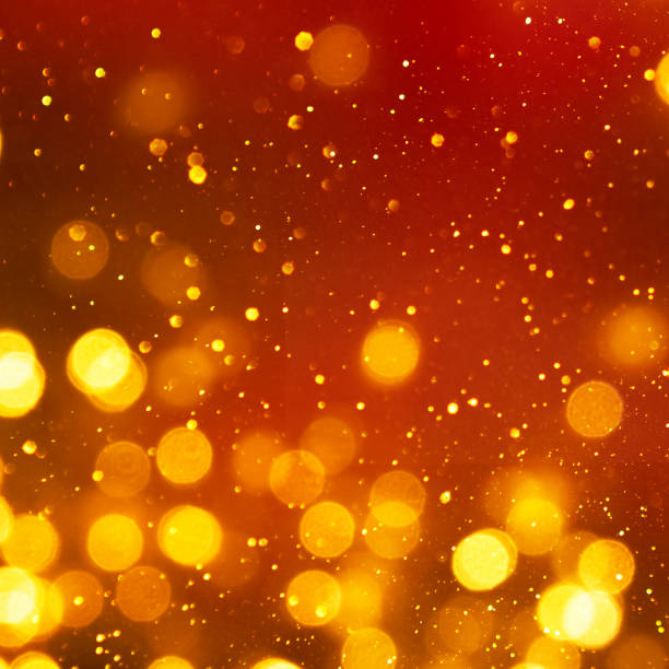 istock Christmas light background.  Holiday glowing backdrop. Defocused Background With Blinking Stars. Blurred Bokeh. 1013757126