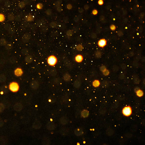 istock Christmas light background.  Holiday glowing backdrop. Defocused Background With Blinking Stars. Blurred Bokeh. 1013757142