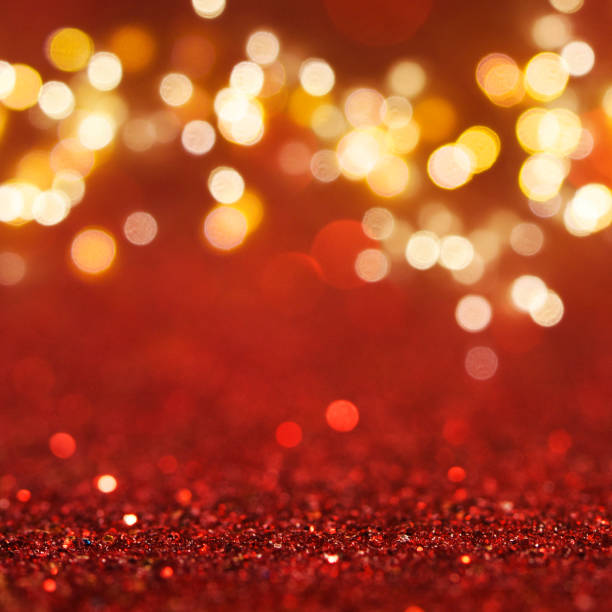 istock Christmas light background.  Holiday glowing backdrop. Defocused Background With Blinking Stars. Blurred Bokeh. 1013757844
