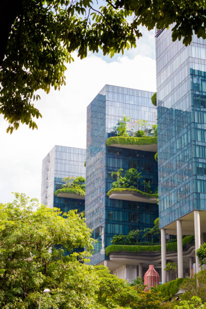 istock Modern futuristic architecture of Singapore 1013761048