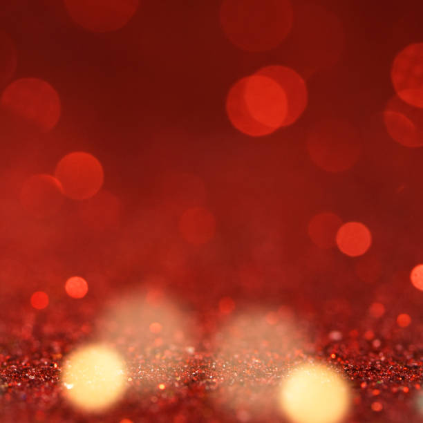 istock Christmas light background.  Holiday glowing backdrop. Defocused Background With Blinking Stars. Blurred Bokeh. 1013761672