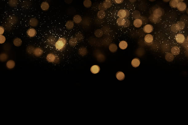istock Bokeh light background.  Holiday glowing backdrop. Defocused Background With Blinking Stars. Blurred Bokeh. 1013761892