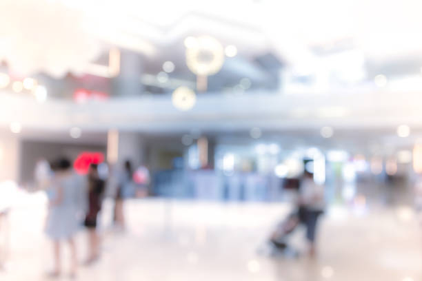 istock Abstract background of people on shopping mall 1013761938