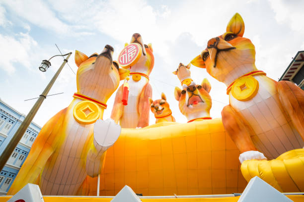 istock Chinese dog baloon in Singapore 1013762160