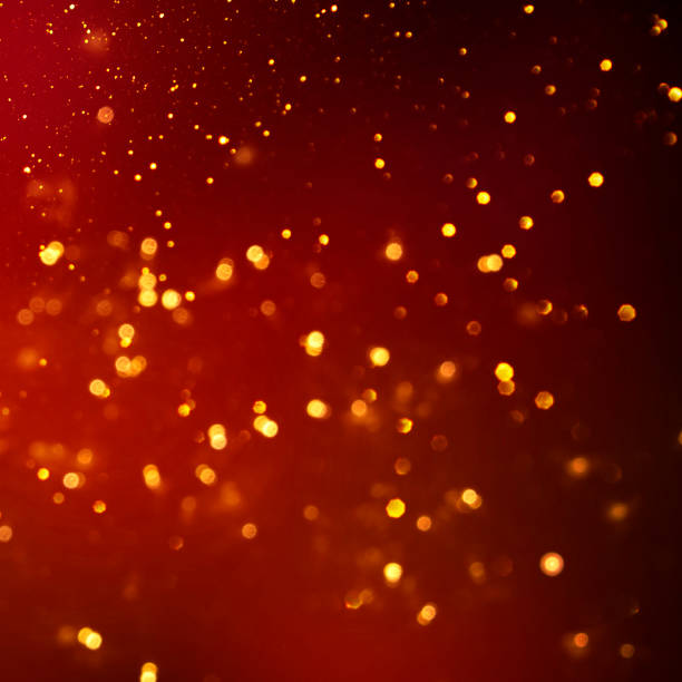 istock Christmas light background.  Holiday glowing backdrop. Defocused Background With Blinking Stars. Blurred Bokeh. 1013762528