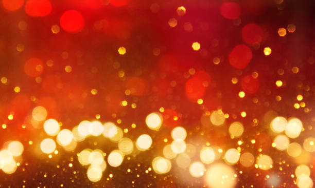 istock Christmas light background.  Holiday glowing backdrop. Defocused Background With Blinking Stars. Blurred Bokeh. 1013764608