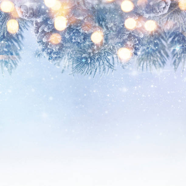 istock Christmas light background.  Holiday glowing backdrop. Defocused Background With Blinking Stars. Blurred Bokeh. 1013764612