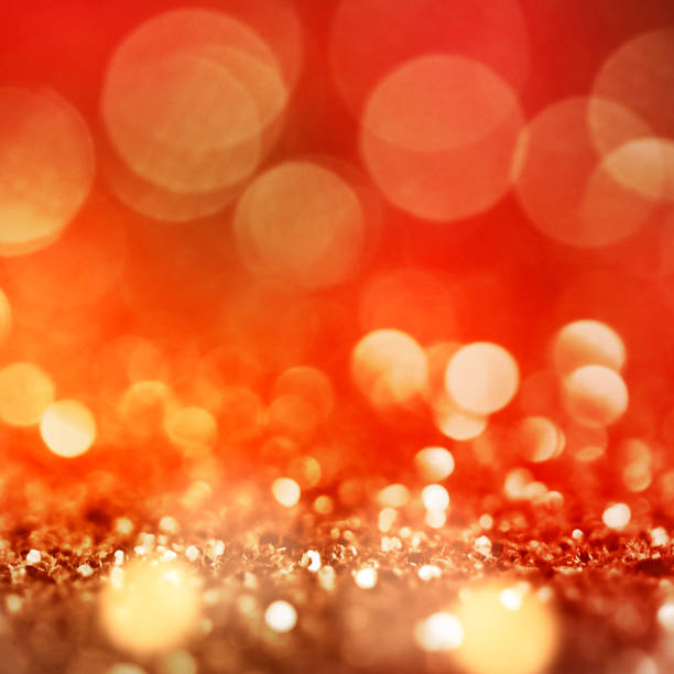 istock Christmas light background.  Holiday glowing backdrop. Defocused Background With Blinking Stars. Blurred Bokeh. 1013764958