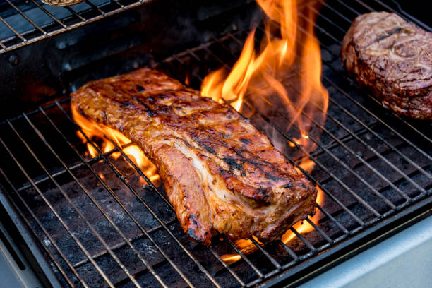 istock Grilled pork. spareribs 1013792678
