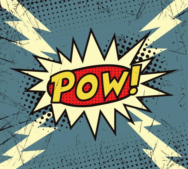 ilustrações de stock, clip art, desenhos animados e ícones de comic book retro. pow! - bang