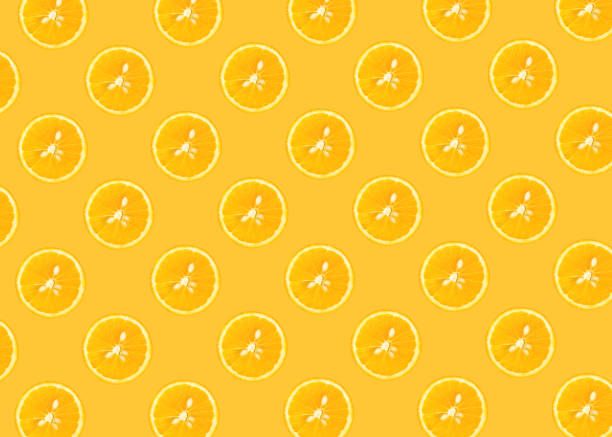 Group of orange slice.fruit and summer concept idea.flat lay design
