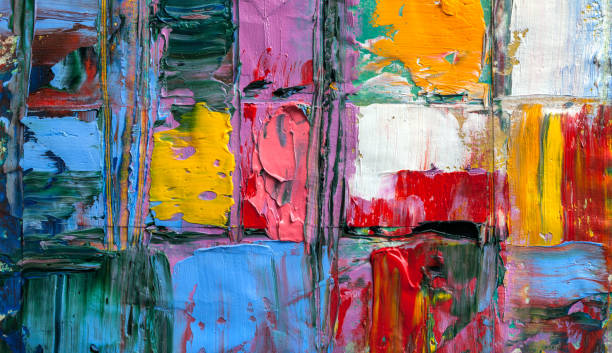istock Abstract paintings. Hand drawn oil painting. Color texture. 1013796002