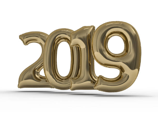 istock New year balloons. 3D 1013803104