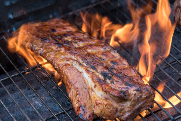 istock Grilled pork. spareribs 1013806546