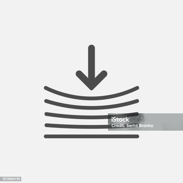 Resilience Icon Vector Illustration Stock Illustration - Download Image Now - Icon Symbol, Resilience, Softness