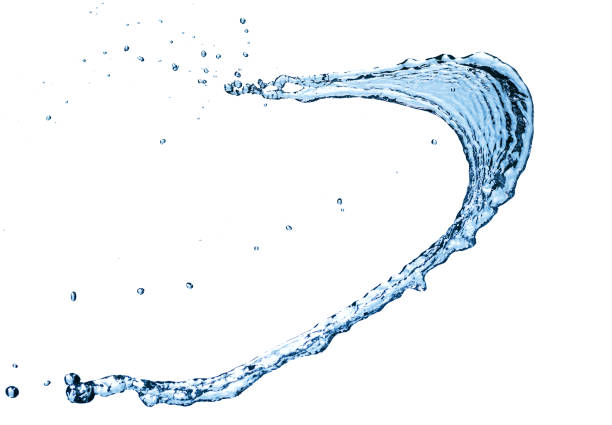 istock Pure water splash isolated on white background 1013807330