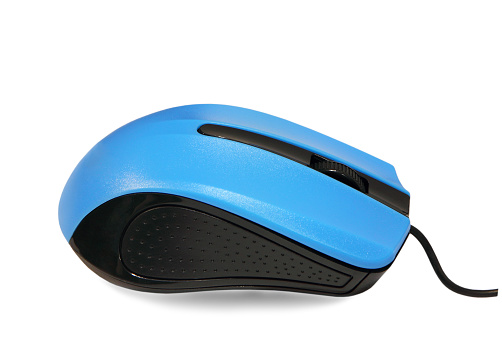 Computer Mouse Shadow Modern Computer Mouse With Shadow Isolated On White Stock Photo ...