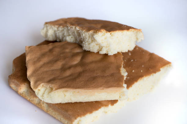 Homemade chiffon or sponge cake. Delicious sponge soft cake