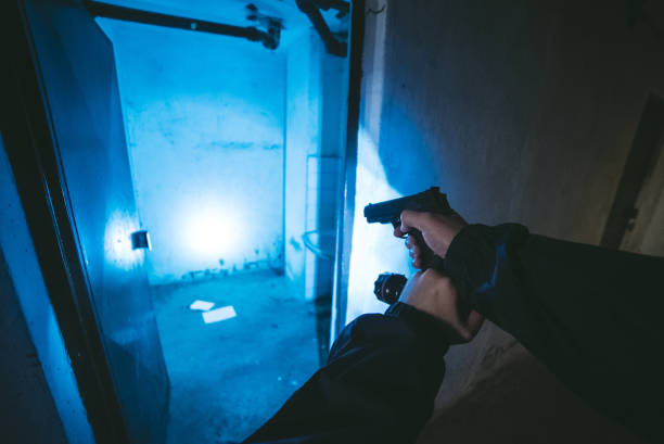 istock FBI agent on a criminal pursuit 1013817502