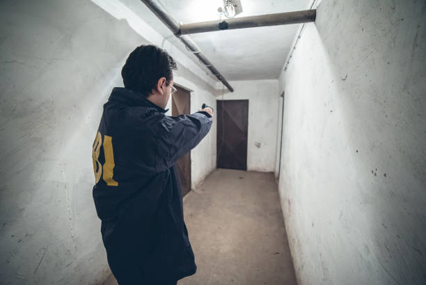 istock FBI agent on a criminal pursuit 1013817522