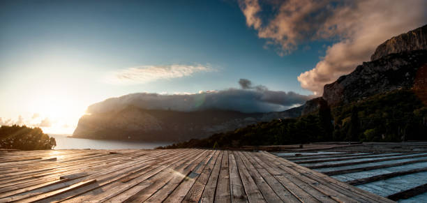 istock Beautiful sunset Aya Cape. (Laspi, Crimea, Ukraine 2018) 1013834768
