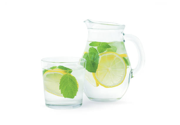 istock Lemonade with fresh lemon. Lemon water. 1013834826