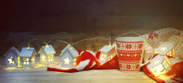 istock Christmas cozy decoration and lighting 1013851024