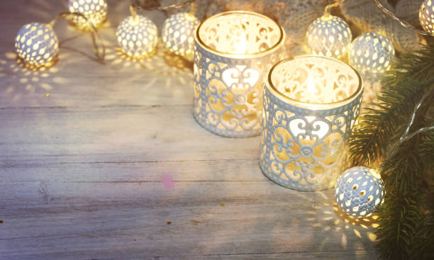 istock Christmas cozy decoration and lighting 1013863314