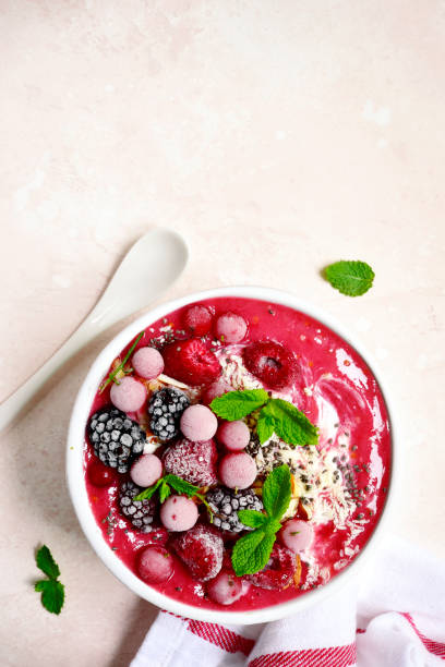 istock Summer berry smoothie bowl 1013870266