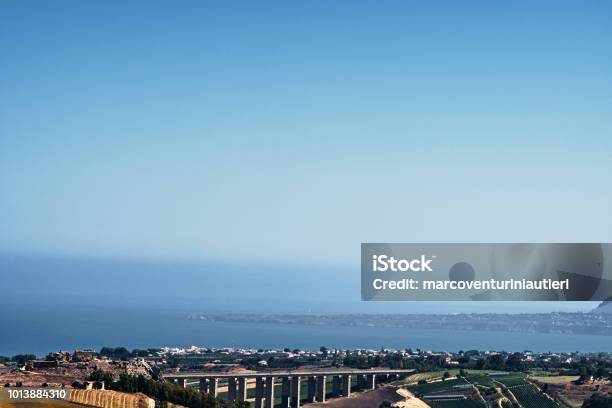 Overbridge In The Province Of Trapani In Sicily Italy Stock Photo - Download Image Now
