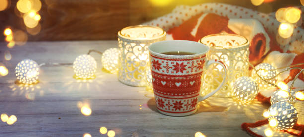 istock Christmas cozy decoration and lighting 1013886430