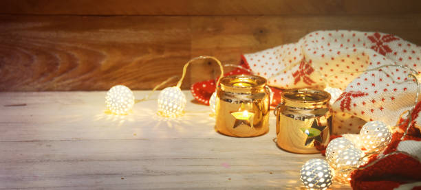 istock Christmas cozy decoration and lighting 1013886596