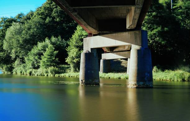 istock Bridge at the River Ems in Germany 1013901674