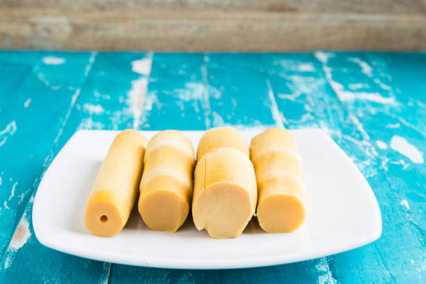 istock Pickled bamboo shoots in plate 1013914096