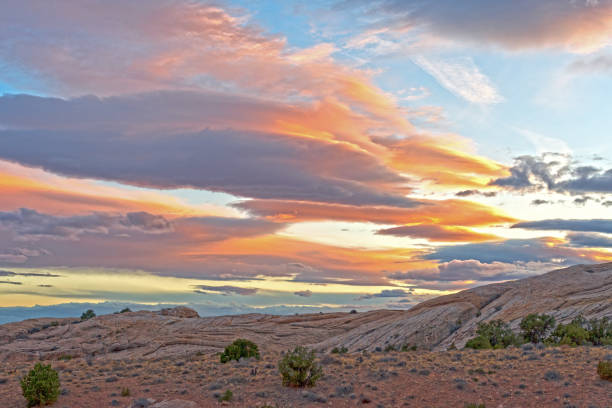 istock Colorful Sunset Clouds in Red Rock Country 1013924144